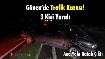 Gönen’de Trafik Kazası: 3 Kişi Yaralı