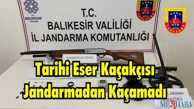 Jandarma Tarihi Eser Kaçakçısını Yakaladı