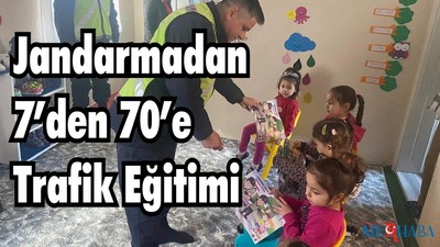 Jandarmadan 7’den 70’e Trafik Eğitimi