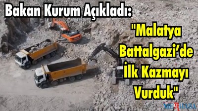 Malatya Battalgazi’de İlk Kazmayı Vurdular