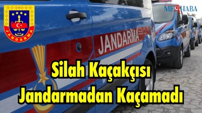 Silah Kaçakçısı Jandarmadan Kaçamadı