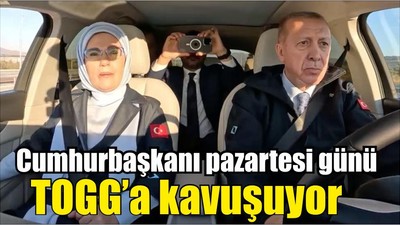 Cumhurbaşkanı pazartesi günü TOGG’a kavuşuyor