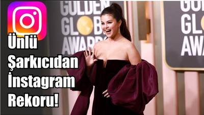 Ünlü Şarkıcıdan İnstagram Rekoru!