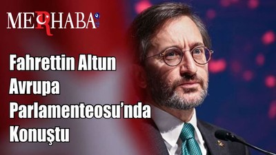 Fahrettin Altun Avrupa Parlamenteosu’nda Konuştu