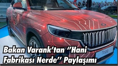Bakan Varank’tan ‘’Hani Fabrikası Nerde’’ Paylaşımı