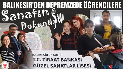 Balıkesir'den Depremzedelere Sanatın Dokunuşu