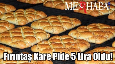 350 Gramlık Fırıntaş Kare Pide 5 Lira