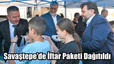 Savaştepe’de İftar Paketi Dağıtıldı