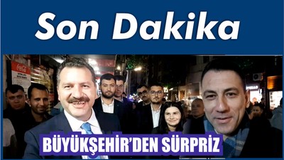 Büyükşehir’den Arefe Sürprizi