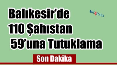 Balıkesir'de Tutuklama
