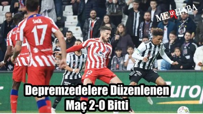 Depremzedelere Düzenlenen Maç