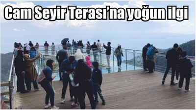 Cam Seyir Terası’na yoğun ilgi