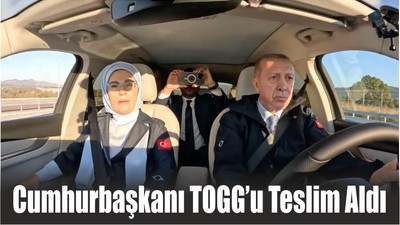 Cumhurbaşkanı TOGG’u Teslim Aldı