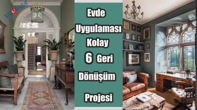 Evde Uygulaması Kolay 6 Geri Dönüşüm Projesi