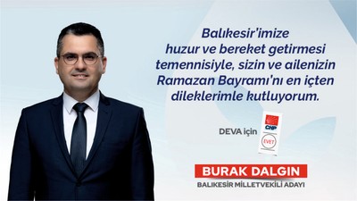 Burak Dalgın "Bayramınız Kutlu Olsun"