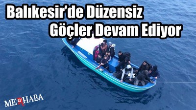 Ayvalıkta Düzensiz Göçmen