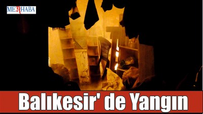 Balıkesir' de Yangın