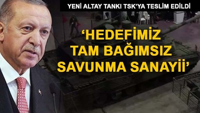 Yeni Altay Tankı TSK'ya teslim edildi