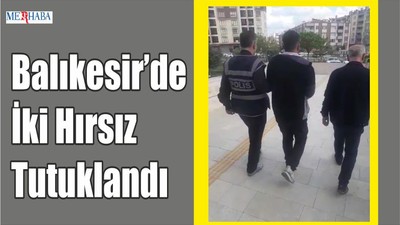 Balıkesir İki Hırsız Yakaladı
