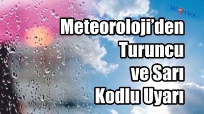 Meteoroloji’den Renkli Uyarı