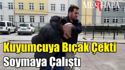 Kuyumcuya Bıçak Çekip Soymaya Çalıştı: Gaspçı Yakalandı!