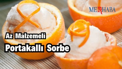 Az Malzemeyle Portakallı Sorbe