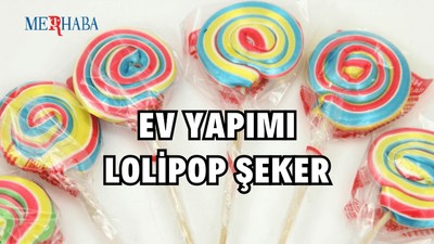 Ev Yapımı Lolipop Şeker