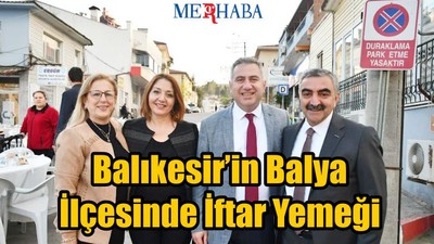 Balya Belediyesi'nin İftarında
