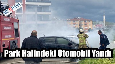 Park Halindeki Otomobil Yandı
