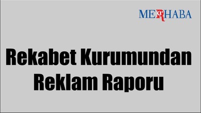 Rekabet Kurumundan Rapor