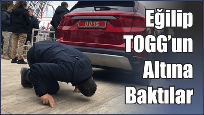 Vatandaşlar TOGG’un Altına Eğilip Baktılar!