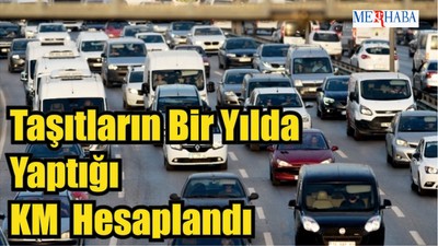 Taşıtların Bir Yılda Yaptığı KM