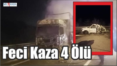 Feci Kaza 4 Ölü