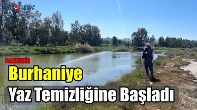 Burhaniye Yaz Temizliğine Başladı