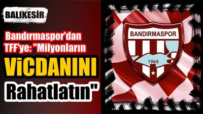 "Milyonların vicdanını rahatlatın"