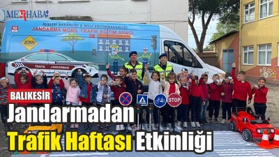 Jandarmadan Trafik Haftası Etkinliği