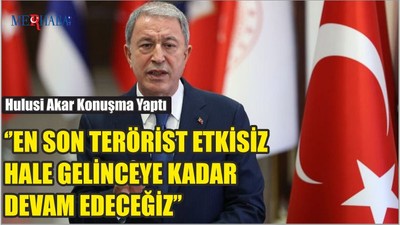 Hulusi Akar Konuşma Yaptı