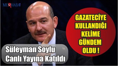 Süleyman Soylu Canlı Yayına Katılım Gösterdi