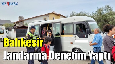 Balıkesir Jandarma Denetim Yaptı