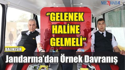 Jandarma’dan Örnek Davranış