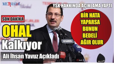 Ali İhsan Yavuz Açıkladı