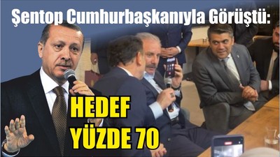 Şentop Cumhurbaşkanıyla Görüştü: Hedef Yüzde 70