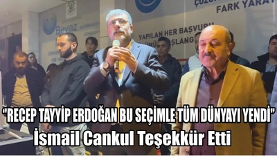 İsmail Cankul Teşekkür Etti
