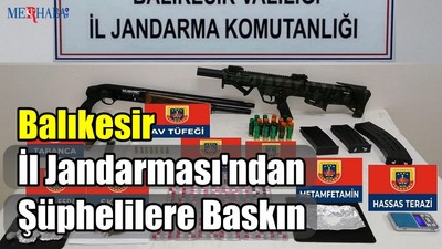 Jandarma'dan Şüphelilere Baskın