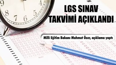 LGS Sınav Takvimi