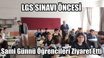 Sami Günnü Öğrencileri Ziyaret Etti