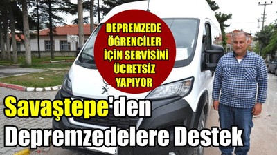 Savaştepe'den Depremzedelere Destek