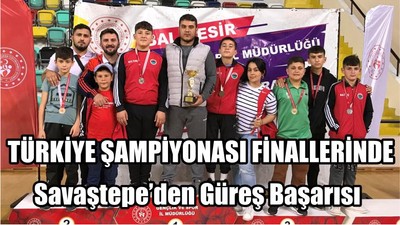 Savaştepe’den Güreş Başarısı