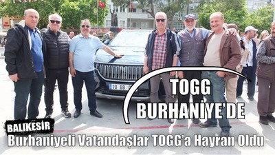 Burhaniyeli Vatandaşlar TOGG’a Hayran Oldu