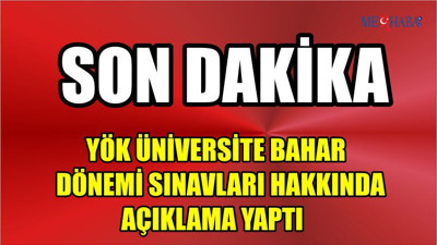 YÖK'ten Açıklama